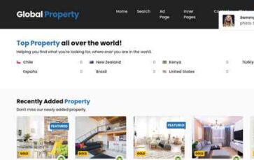 Real Estate (PremiumPress) - (screenshot desktop)