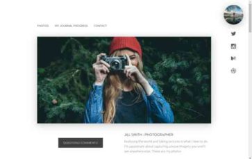 Simple Folio (screenshot desktop)