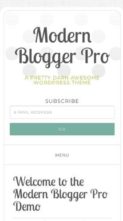 Modern Blogger Pro (Pretty Darn Cute Design) - (screenshot mobile)