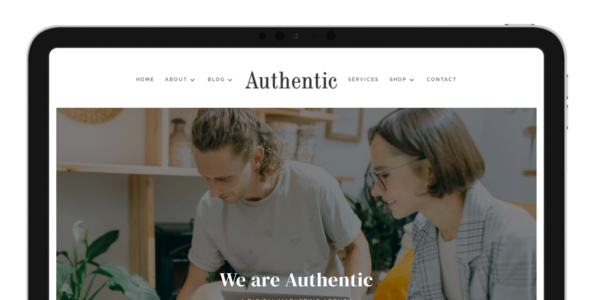 Authentic (Pretty Web Design)