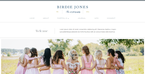 Birdie Jones (Pretty Web Design)