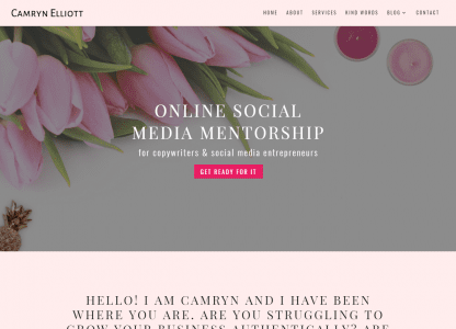 Camryn (Pretty Web Design)