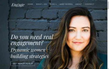 Engage (Pretty Web Design) - (screenshot desktop)