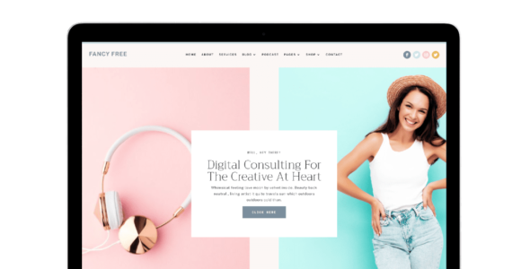 Fancy Free (Pretty Web Design)