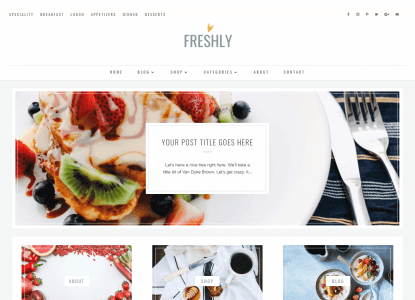 Freshly (Pretty Web Design)