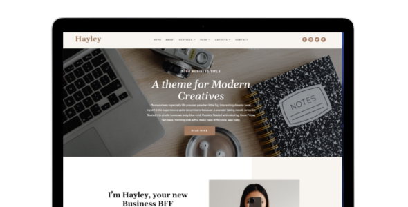 Hayley (Pretty Web Design)
