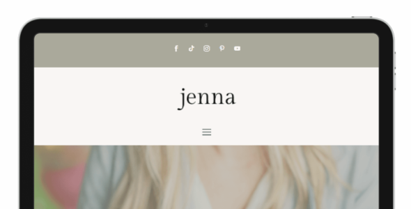 Jenna (Pretty Web Design)