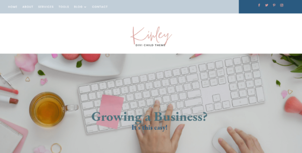 Kinley (Pretty Web Design)