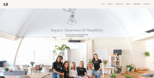 Lil (Pretty Web Design)