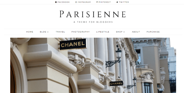 Parisienne (Pretty Web Design)