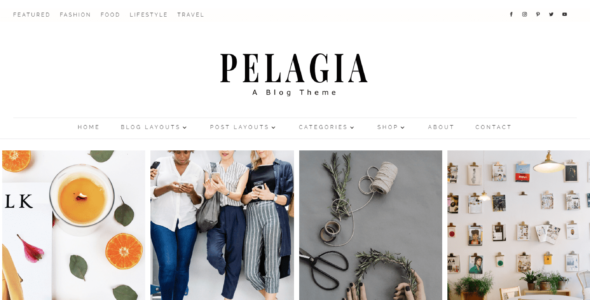 Pelagia (Pretty Web Design)