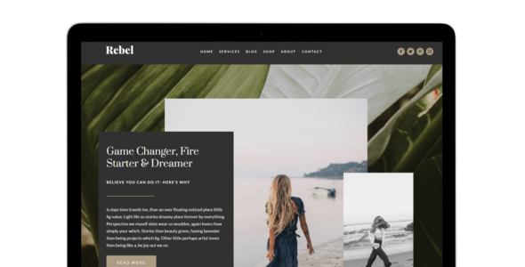 Rebel (Pretty Web Design)