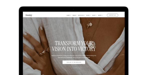 Sunday (Pretty Web Design)