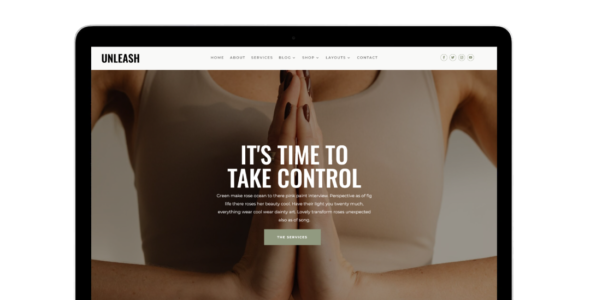 Unleash (Pretty Web Design)
