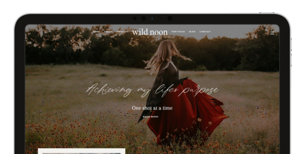 Wild Noon (Pretty Web Design)