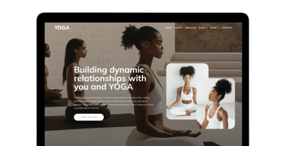 Yoga (Pretty Web Design)