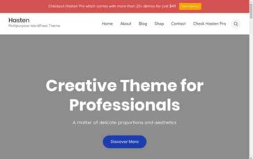 Hasten Lite (screenshot desktop)