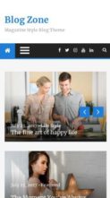 Blog Zone (screenshot mobile)