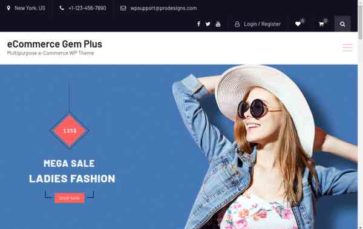 eCommerce Gem Plus (screenshot desktop)