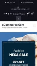 eCommerce Gem (screenshot mobile)