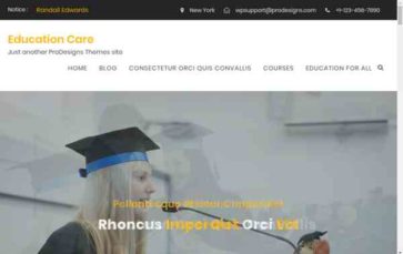 Education Care (screenshot desktop)