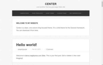 Center (properlypurple) (screenshot desktop)