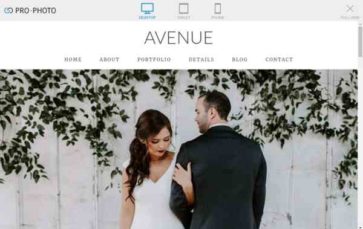Avenue (ProPhoto) (screenshot desktop)