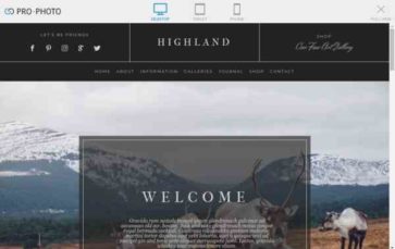 Highland (screenshot desktop)