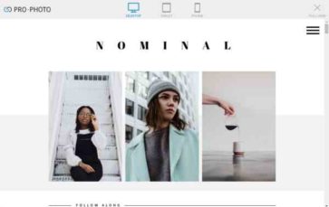 Nominal (The Blog Stop) - (screenshot desktop)