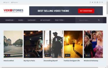 VideoStories (screenshot desktop)