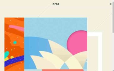 Krea (screenshot desktop)