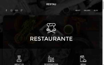 Restau (screenshot desktop)