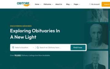 Obitore (screenshot desktop)