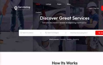 ServListing (screenshot desktop)