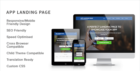 App Landing Page (Rara Themes)