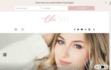 Chic Pro (screenshot desktop)