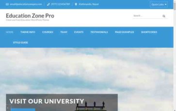 Education Zone Pro (screenshot desktop)