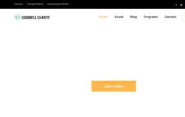 Goodwill Charity (screenshot desktop)