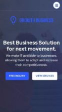 Growth Business (screenshot mobile)