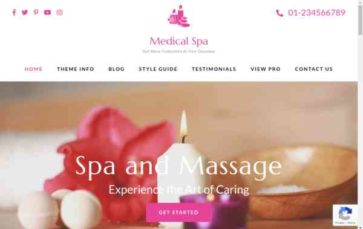 Medical Spa (screenshot desktop)