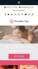 Paradise Spa (screenshot mobile)