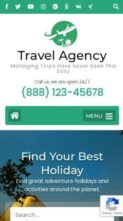 Travel Agency (Rara Themes) (screenshot mobile)