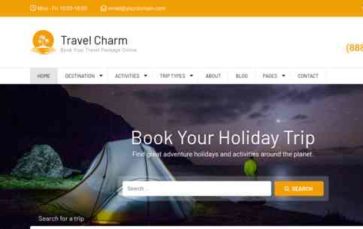 Travel Charm (screenshot desktop)