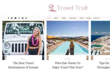 Travel Trail (screenshot desktop)