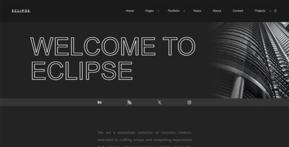 Eclipse Business Eclipse Creative Portifolio Premium (Real Time Themes)