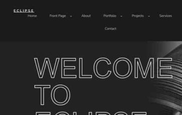 Eclipse Business Eclipse Creative Portifolio Premium (screenshot desktop)