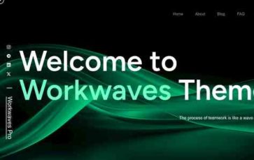 Workwaves (RealTimeThemes) - (screenshot desktop)