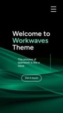 Workwaves (RealTimeThemes) - (screenshot mobile)