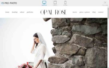 Opal Rose (screenshot desktop)