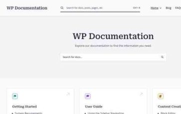 WP Documentation Pro (screenshot desktop)